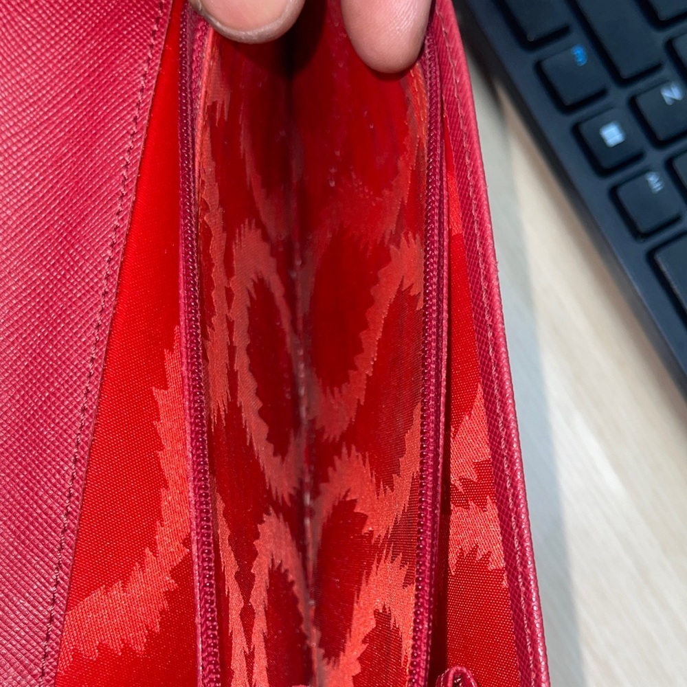 Vivienne Westwood Red & Rose Gold Women's Wallet - Picture 13 of 17